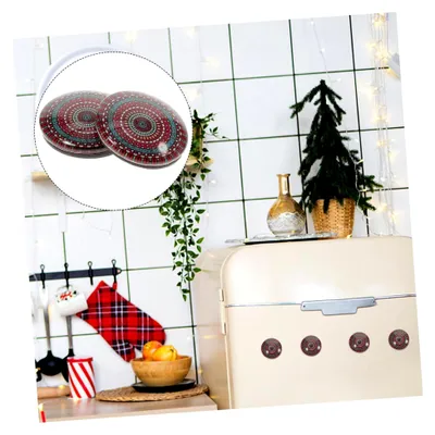 Produktbild von 10 Stück Mandala Kühlschrankmagnete aus Kristallglas für Küche und Büro