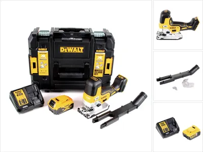 Produktbild von DeWalt DCS 335 P1 Akku Stichsäge 18V + 1x Akku 5,0 Ah + 1x Schnellladegerät in TSTAK
