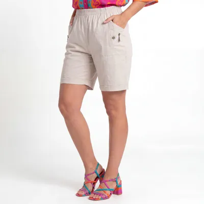 Produktbild von Shorts Damen Sommerhose Gr. 38-54 leichte Strandbermuda Komfort Stretch