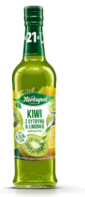 Obrázek produktu pro Sirup KIWI s citronem a limetkou, doplněk stravy, 420 ml