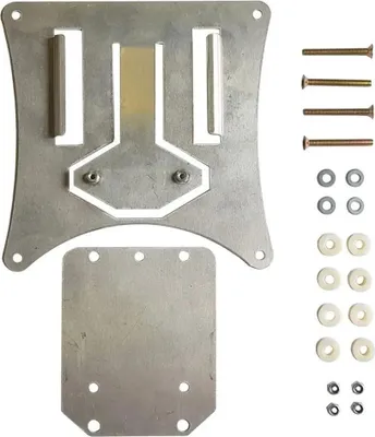 Produktbild von Bcr Enduro Removable Kennzeichenhalter Silber Silber One Size