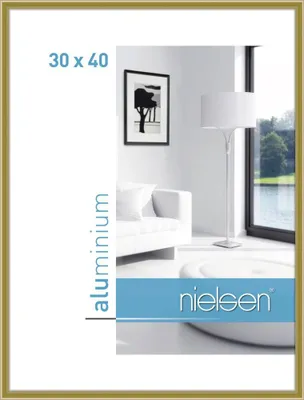 Obrázok produktu pre Hliníkový rám Nielsen Classic 30x40 cm zlatý