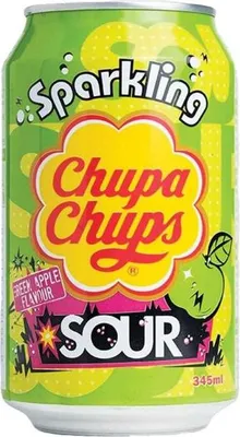 Produktbild von Chupa Chups Sparkling Green Apple Sour 345ml