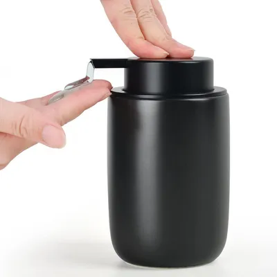 Immagine prodotto di Distributore di sapone in Vetroceramica, capacità 350 ml