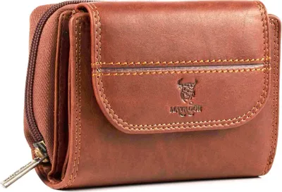 Produktbild von MATADOR MURCIA Leder Geldbörse Damen Portemonnaie Leder Braun