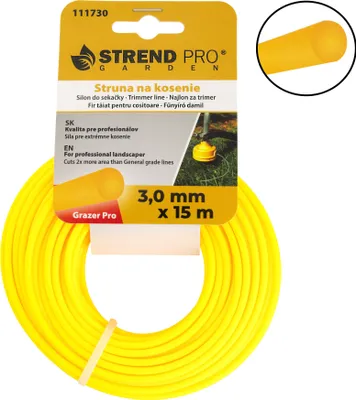 Produktbild von Trimmerfaden Grazer Pro 3,0 mm, L-15 m, rund 2 Stück