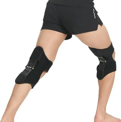 Immagine prodotto di INF Supporto sportivo per ginocchia, ginocchiere, protezione per le ginocchia Nero M