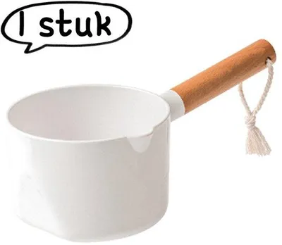Zdjęcie produktu dla Wielofunkcyjne plastikowe łyżki do wody z długą rączką i głęboką miseczką – białe