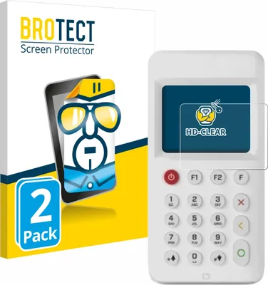 Produktbild von 2x Für myPOS Go 2 Schutzfolie BROTECT Displayschutz Display Schutz Folie Klar Transparent