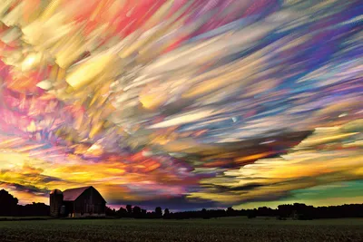 Image de Paysages - Sunset - Spectrum - Impression d'affiches - Taille 91,5x61 cm