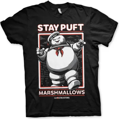 Produktbild von Ghostbusters T-Shirt Herren Stay Puft Marshmallows schwarz L