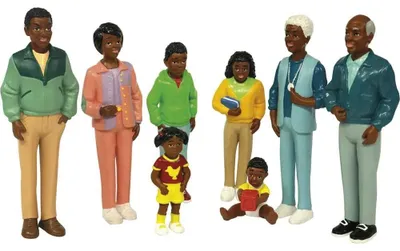 Obrázek produktu pro Miniland africké rodinné figurky