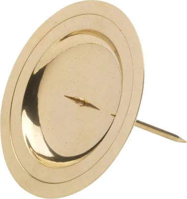 Produktbild von Kranzteller Advent Ø 10cm Messing Gold Poliert Untersetzer Kerzenhalter Deko