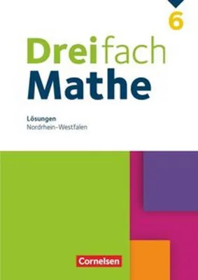 Produktbild von Dreifach Mathe 6. Schuljahr - Nordrhein-Westfalen - Lösungen zum Schülerbuch