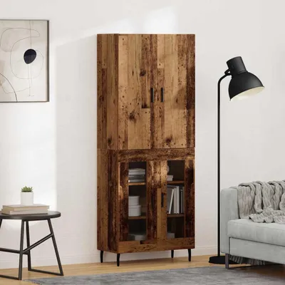 Produktbild von vidaXL Highboard Altholz 69,5 x 34 x 180 cm Holzwerkstoff