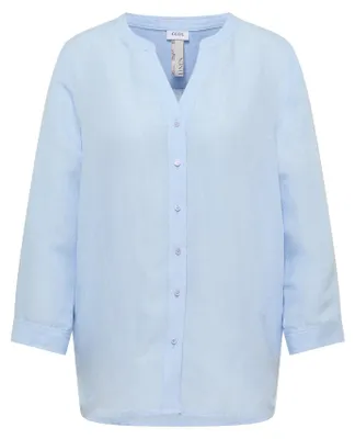 Produktbild von LI/CV_Solid Color Blouse 17310 fresh water blue Größe S