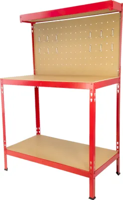 Produktbild von SCHMIDT security tools Werkbank 140x90x48cm Arbeitstisch Werkzeugbank