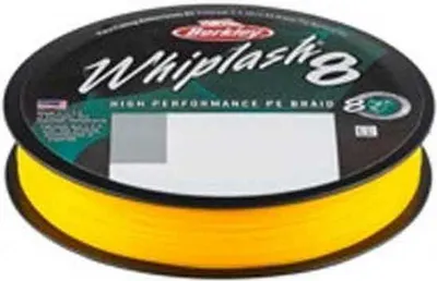 Produktbild von Berkley Angelschnur Whiplash8 (gelb, 150 m)