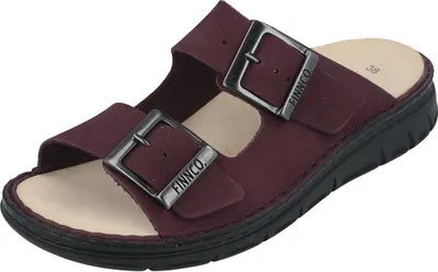 Produktbild von FINN COMFORT FINNCO Cayman Soft Damen Pantolette lila Nubukleder : 42 Schuhgröße: 42