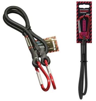 Zdjęcie produktu dla QUICKLOADER® Karabińczyk z linką elastyczną 45 kg • 80 cm