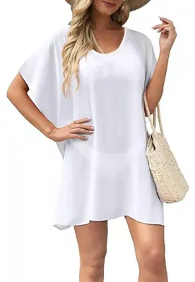 Immagine prodotto di Abito da spiaggia da donna, poncho estivo con scollo rotondo