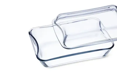 Produktbild von SIMAX Rechteckige Auflaufform mit Deckel, 2,5 + 1,9 l