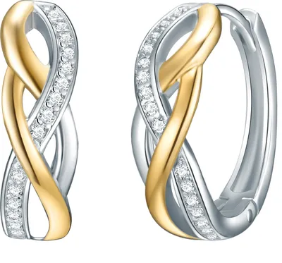 Produktbild von Rafaela Donata Creolen Sterling Silber Zirkonia 50110148