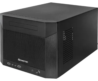 Produktbild von Chieftec CN-01B-OP, Cube, PC, Schwarz, Mini-ITX, SPCC, Heimbüro