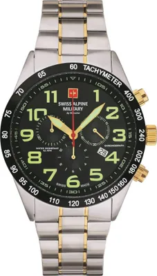 Produktbild von Swiss Alpine Military 7047.9147 Chronograph Herrenuhr 45mm 10ATM