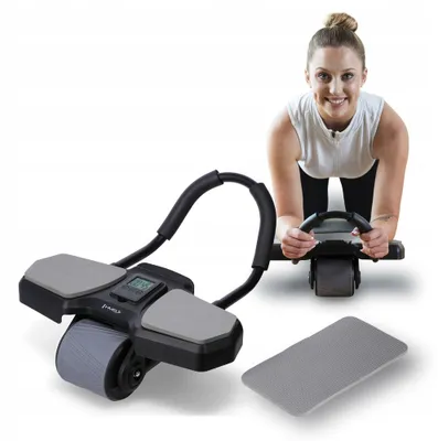 Produktbild von HMS Automatisches Bauchmuskelrad mit Display für Fitness