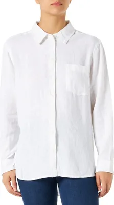 Image de Oversized Fabric Basic Shirt Blouse Long Sleeve Corporate Tunic T-shirt ONLTOKYO | M