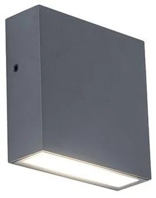 Obrázek produktu pro Lutec LED venkovní nástěnné svítidlo Gemini XF antracit IP54 9,2W 800lm teplá bílá 3000K