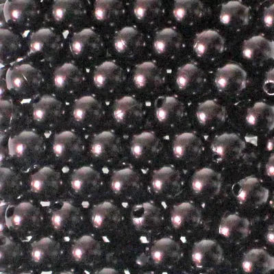 Produktbild von 250 Kunstperlen 8mm Perlen Wachsperlen Dekoperlen Bastelperlen Loch Kunstperlen, Farbe:brandy