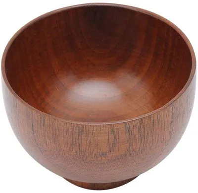 Zdjęcie produktu dla Ibenzoa® Ręcznie robiona drewniana miska, średnica 9 cm – wykonana z naturalnego drewna, idealna do zup, sałatek, ryżu i przekąsek, rustykalna miska serwująca o stabilnej, gładkiej powierzchni