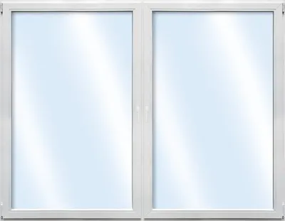 Obrázek produktu pro Plastové okno dvoukřídlé ARON Basic bílé 1450 x 1350 mm