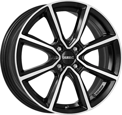 Obrázok produktu pre Zliatinové kolesá DEZENT TN dark 7x18 4x98 ET 41 BLACK/POLISHED