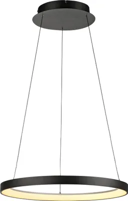 Produktbild von Paul Neuhaus Pendelleuchte HOOP LED LBH 57x57x180 cm schwarz Hängelampe