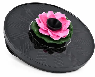 Solarbrunnen Mini schwimmend für Vogelbad, Teich, Pool, 180 l/h