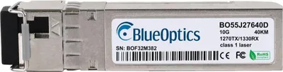 Zdjęcie produktu dla Kompatybilność Comnet SFP-10G-BXU BlueOptics© BO55J27640D SFP+ Bidi Transceiver, LC-Simplex, 10GBASE-BX-U, światłowód jednomodowy, TX1270nm/RX1330nm, 40KM, DDM, 0°C/+70°C (SFP-10G-BX40-U-BO)