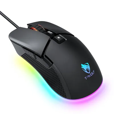 Produktbild von Gaming Maus, kabelgebunden, USB, RGB-Beleuchtung (für MAC/Laptop/PC/Notebook)
