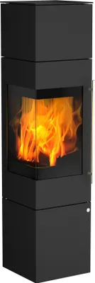 Produktbild von Kaminofen Olsberg IPALA SMART Compact 5 kW Türanschlag Rechts Ofen Holzofen Kamin : Mit Speicheraufsatz + PowerBloc