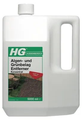 Produktbild von HG Algen- und Grünbelag Entferner Konzentrat 5L (1er Pack)