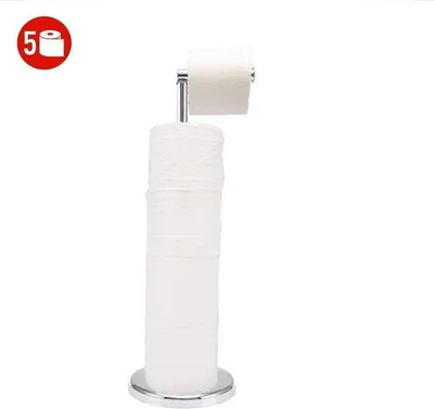 Produktbild von Toilettenpapierhalter, Edelstahl, weiß, 19x19x55cm, Bad