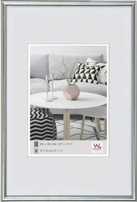 Produktbild von Walther Galeria Kunststoffrahmen 60x90 cm silber