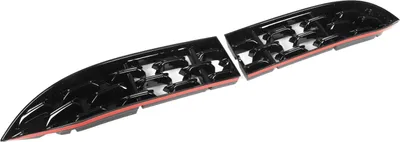 Image de 2 pièces de protection de calandre avant, noir brillant, inserts de calandre, baguettes décoratives, pièces de rechange pour Mazda CX-5 2022+