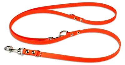 Produktbild von Verstellbare Hundeleine aus Biothane in Orange, Größe: 16 mm x 300 cm