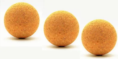 Produktbild von 3 x Kork Kugel 7 cm - Weinkorken Kugelstopfen Holzkorken Korkbälle Korkstopfen