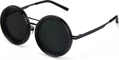 Produktbild von Verstellbare Sonnenbrille mit ND-Filter, 1–9 Gänge für Komfort, Klarheit, polarisierte runde Brille, Farbanpassung mit Blaulicht-Blockierbrille für Reisen, Outdoor-Fotografie und Arbeit
