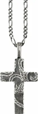 Produktbild von cai Anhänger mit Kette 925/- Sterling Silber 55cm Silbergrau ohne Stein 132250531-55
