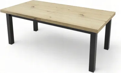 Obrázek produktu pro ARTISAN skládací stůl dub černý 80x120/160
